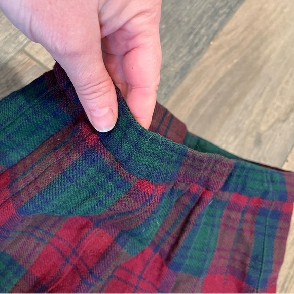 Vintage Scottish Celtic Girls Plaid Skirt Fiona McDonald Size 6 Wool Blend - Picture 8 of 8